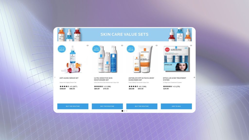 Skin Care Value Product Bundling to Increase Average Order Value