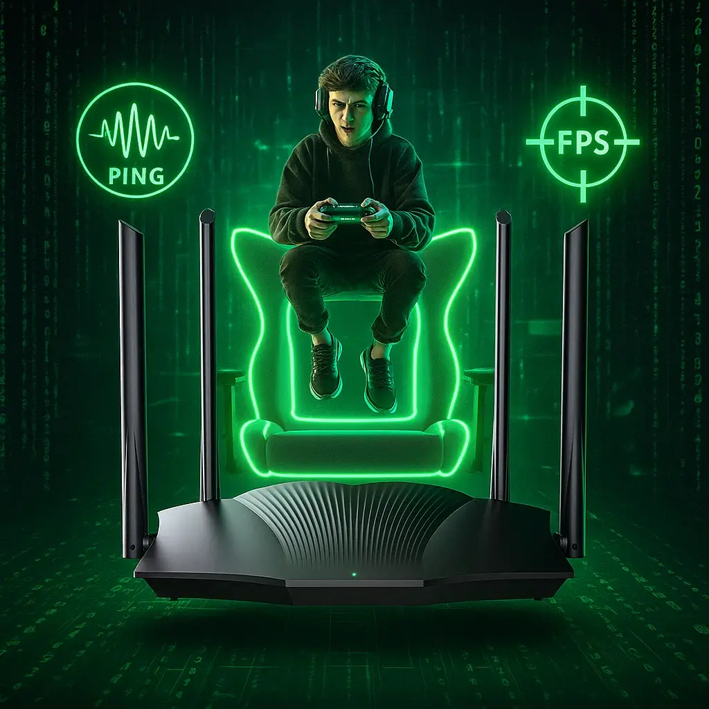 Graphic Gaming Power – low ping and high FPS concept